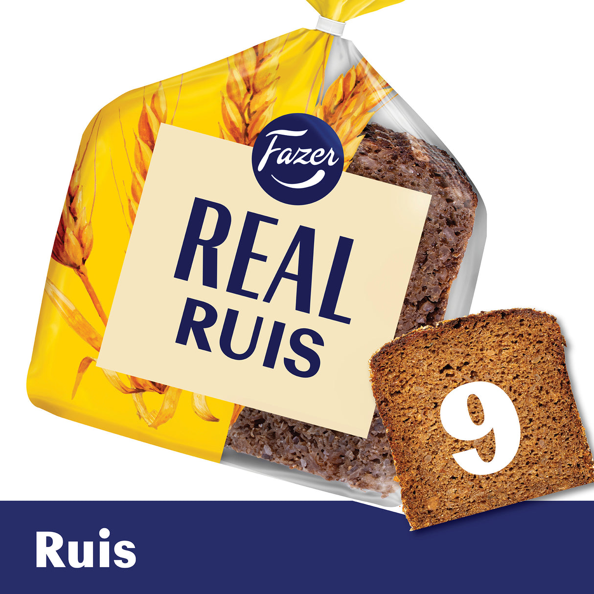 Fazer Real Rye 360g, whole grain rye bread