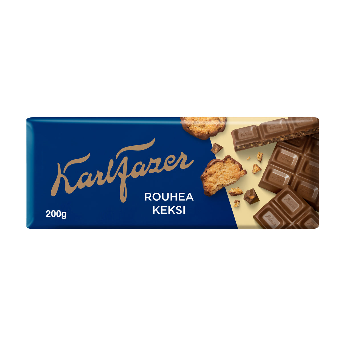 Karl Fazer ラフクッキー チョコレートバー 180g