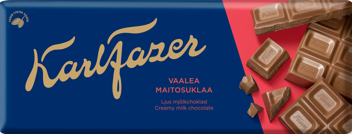 Karl Fazer creamy milk chocolate 180g