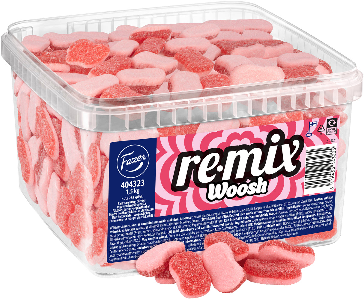 Fazer Remix Woosh irtokarkki 1,5kg