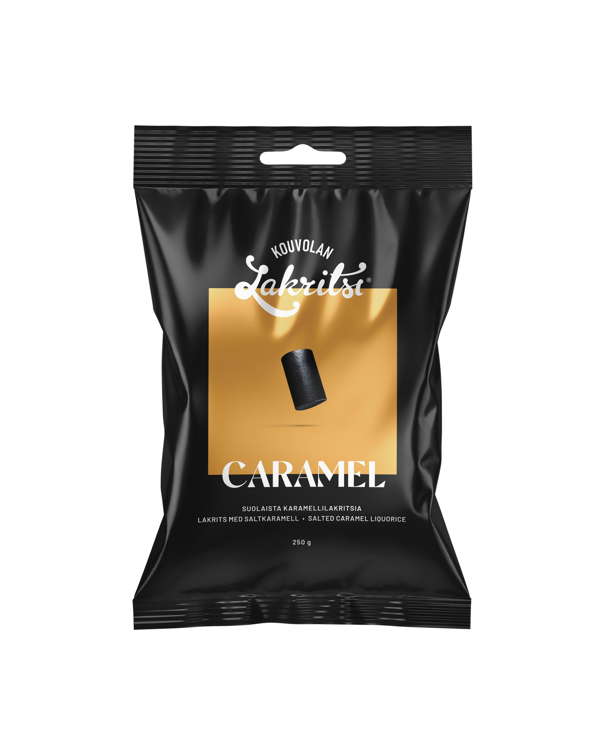 Kouvolan Lakritsi Karamelli-merisuolalakritsi 250 g