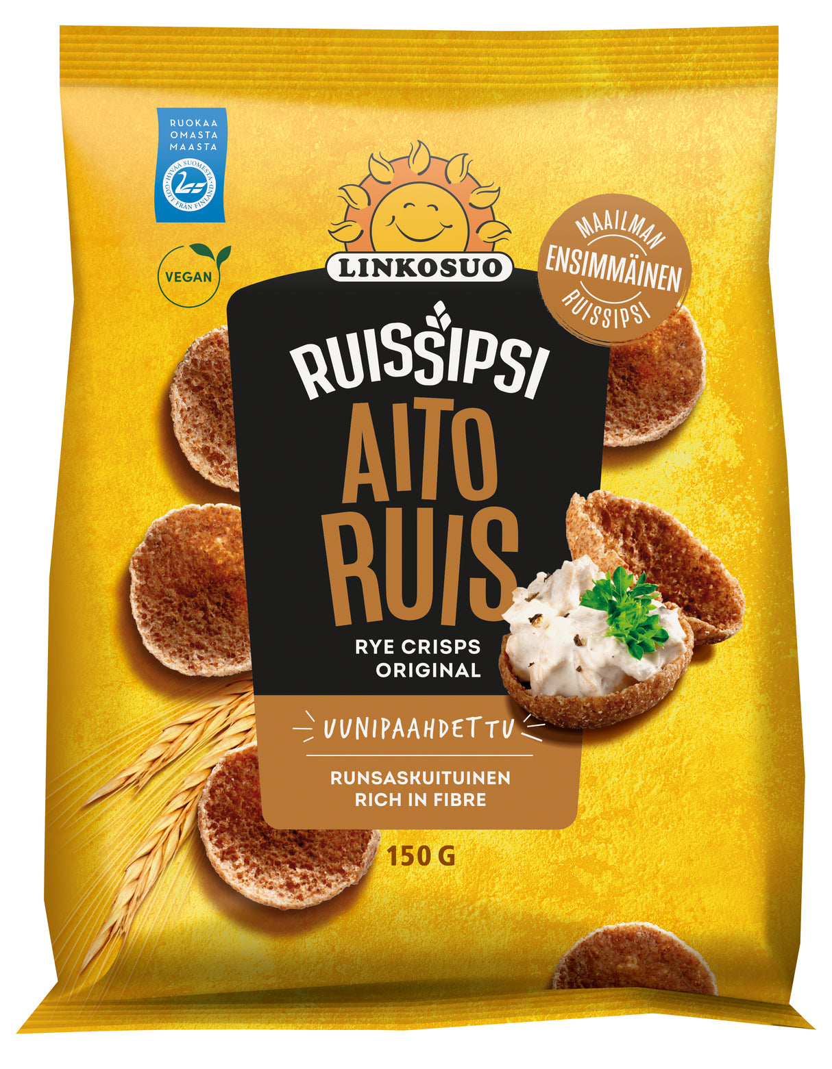 Linkosuo Rye Crisps Original 150g