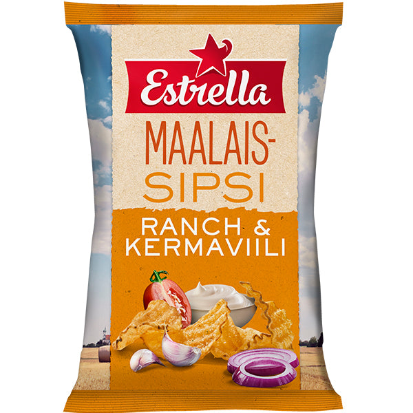 Estrella Country Chips Ranch 180g