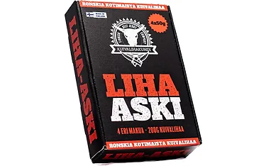 Kuivalihakundi Köttlåda 4x50g nötköttsjerky sortiment