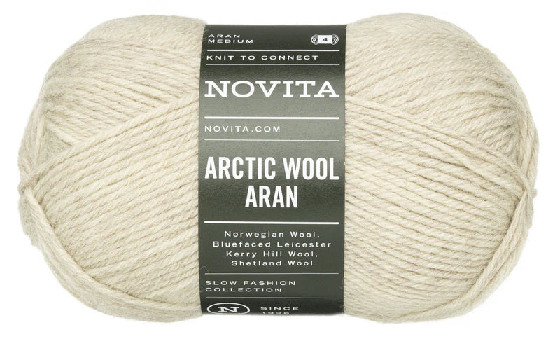 Novita Arctic Wool Aran 100g ren