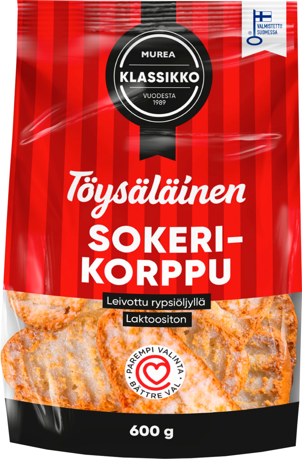 Töysäläinen sugar rusk 600g