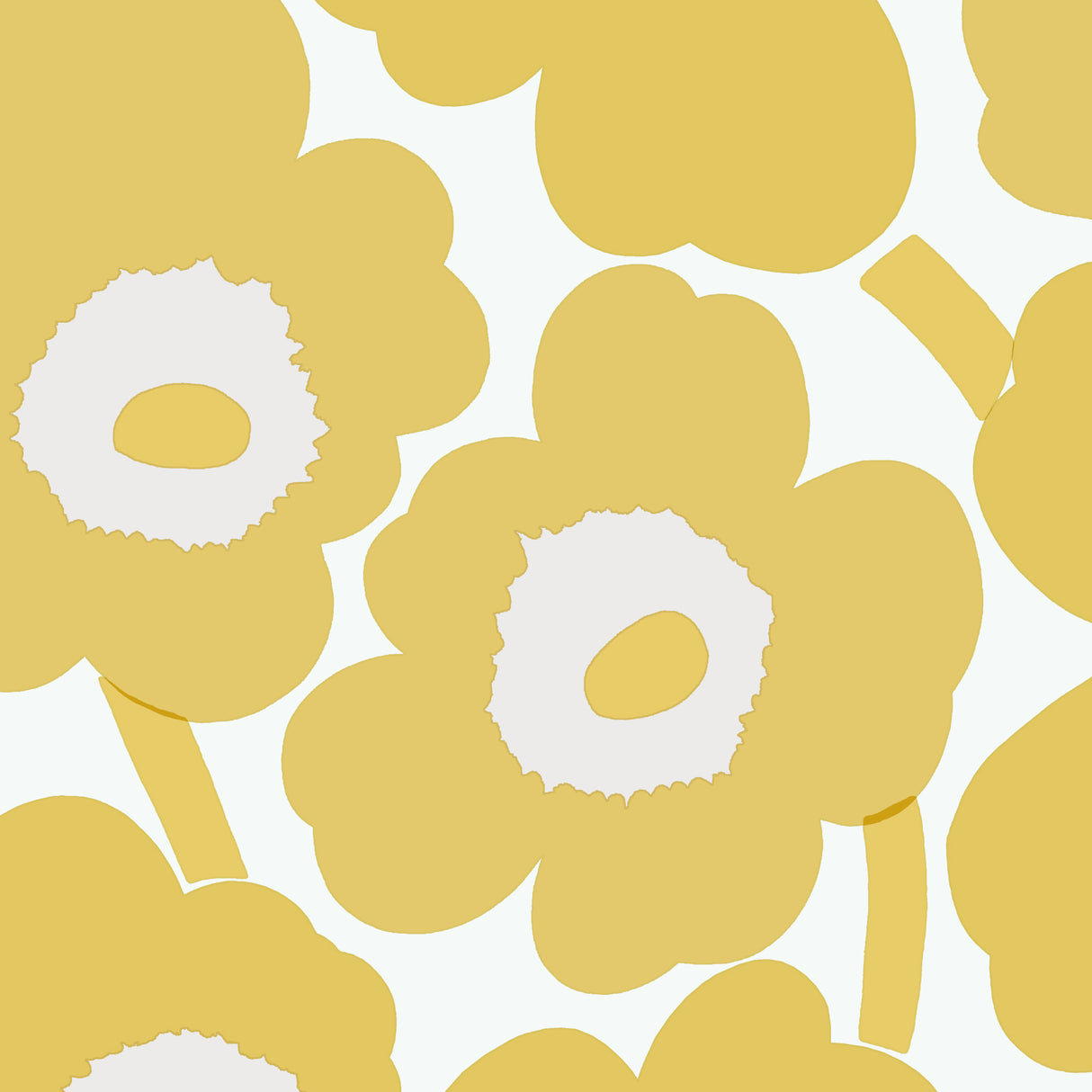 Marimekko Unikko gold napkin 20kpl/24cm