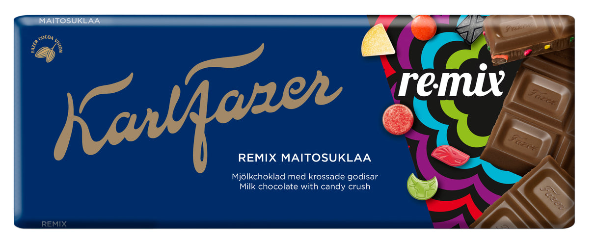 Karl Fazer Re-Mix suklaalevy 180 g