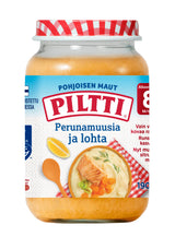 12 x Piltti Pohjoisen maut 190g Perunamuusia ja lohta lastenateria 8kk