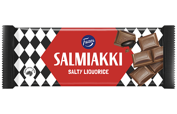 Fazer Salmiakki Schokoladentafel 100g
