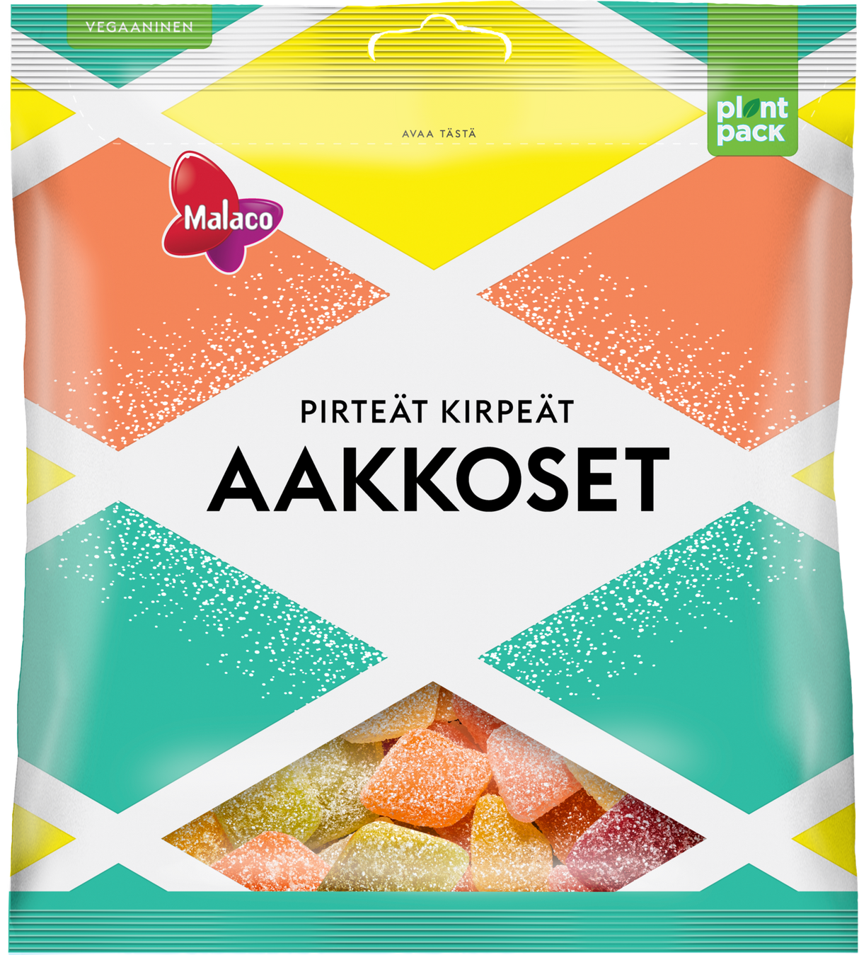 Malaco Aakkoset Pigga Syrliga godisblandning 280g