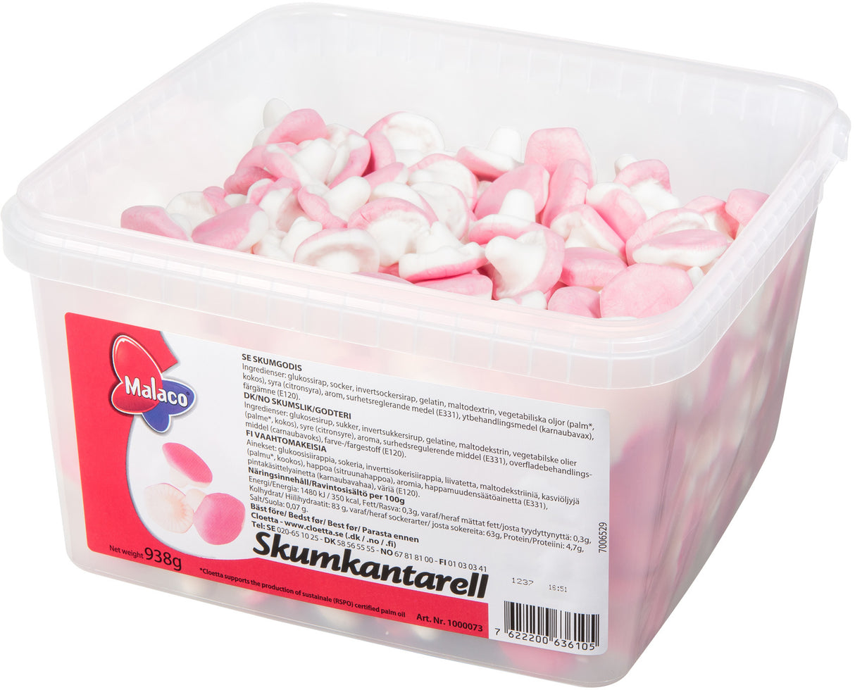 Malaco Vaahtokanttarelli irtomakeinen 0,938 kg
