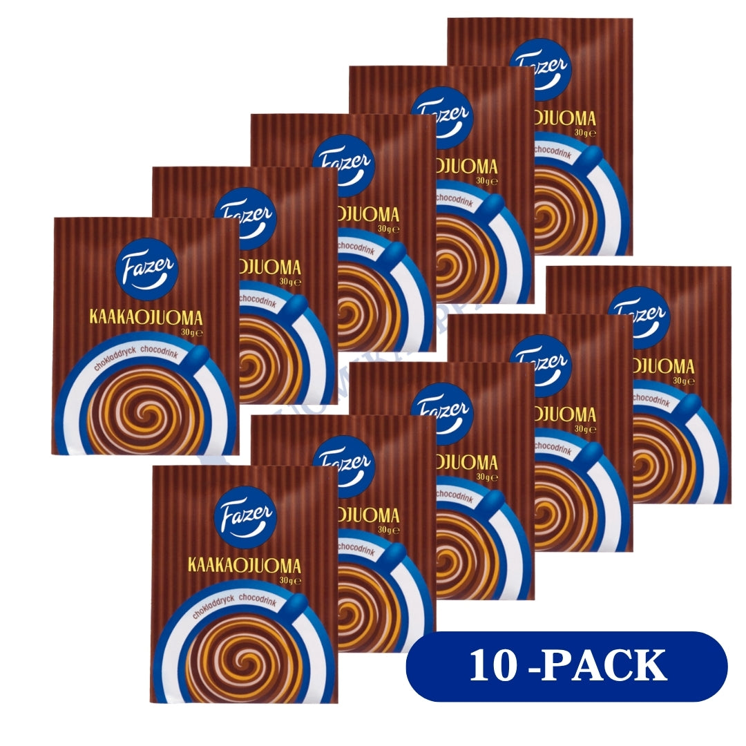 Fazer Kaakaojuomajauhe 30g 10-PACK