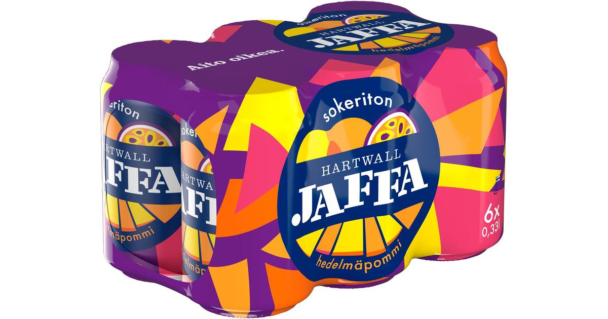 Hartwall Jaffa Hedelmäpommi Sokeriton 0,33l 6-pack