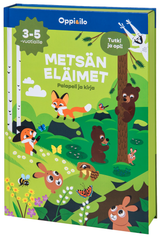 Oppi&ilo - Metsän eläimet -palapeli ja kirja 3-5 v