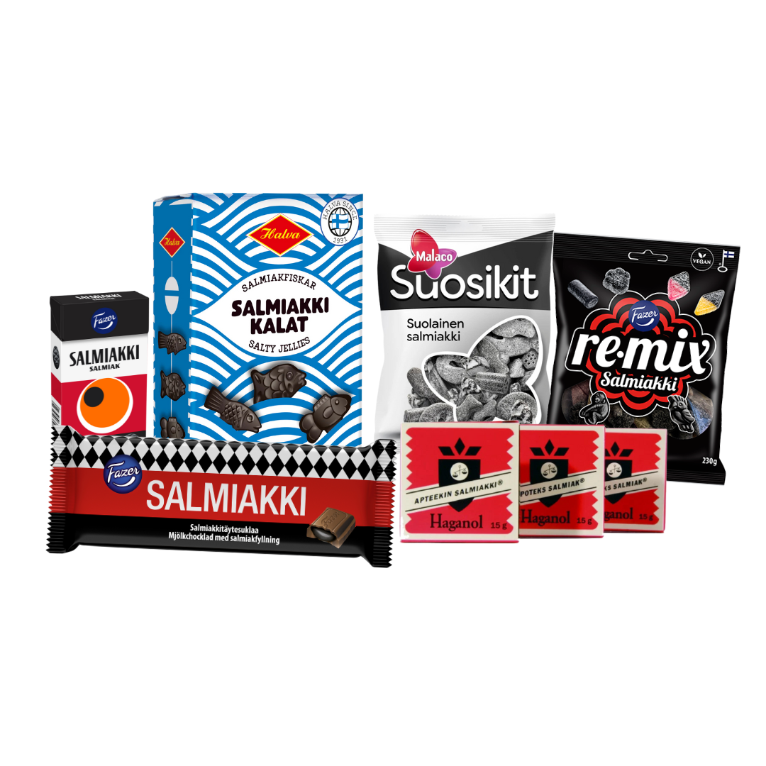 Salmiakki<3 - produktpaket