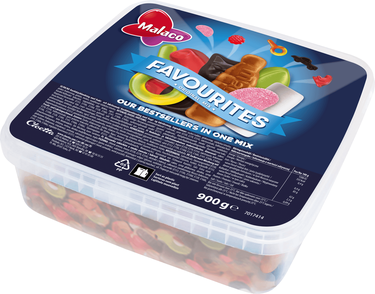 Malaco Favourites godisblandning 900g
